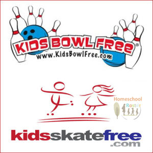 kids bowl and skate free