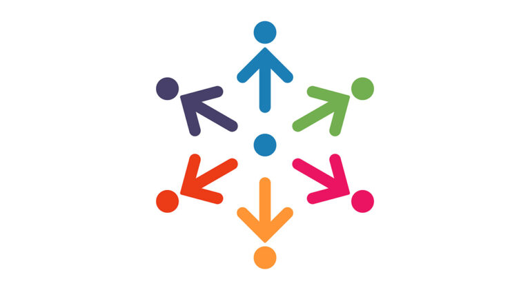 Community Logo Icon Design Vector