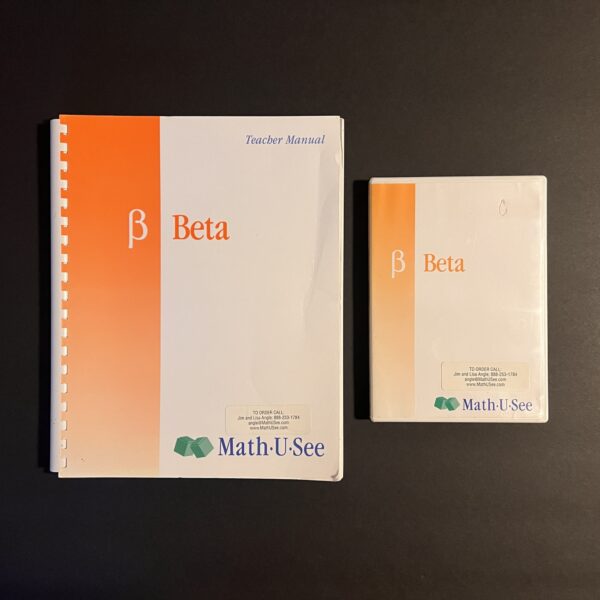 Math-U-See Beta Teacher Manual and DVD